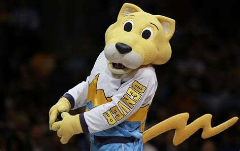 Denver nuggets mascot oassed out